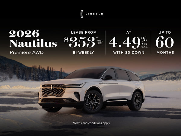 2026 Lincoln Nautilus Special Offer
