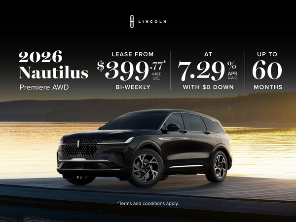 2026 Lincoln Nautilus Special Offer