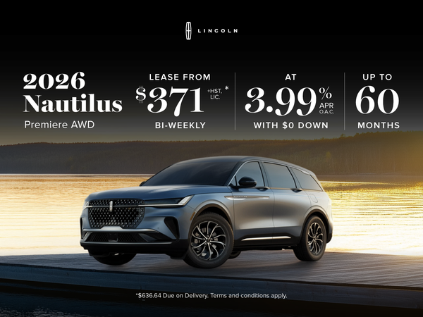 2026 Lincoln Nautilus Special Offer