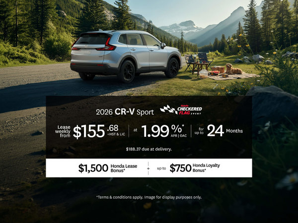 CR-V Lease Offer at Orangeville