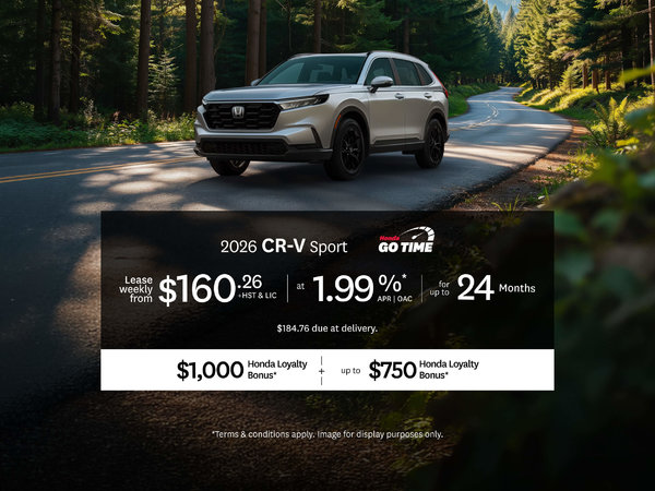 CR-V Lease Offer at Orangeville