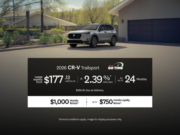 CR-V Lease Offer at Orangeville