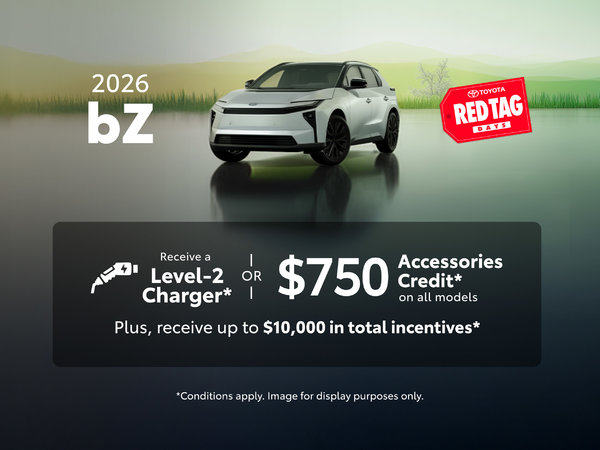 2026 Toyota bZ Special Offer
