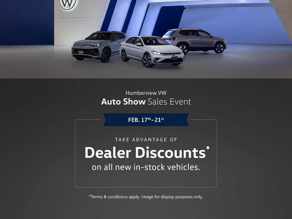Humberview Volkswagen Auto Show Sales Event