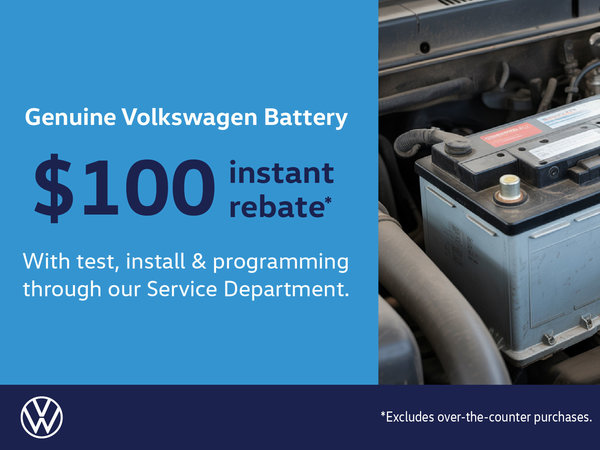 Genuine Volkswagen Battery Offer
