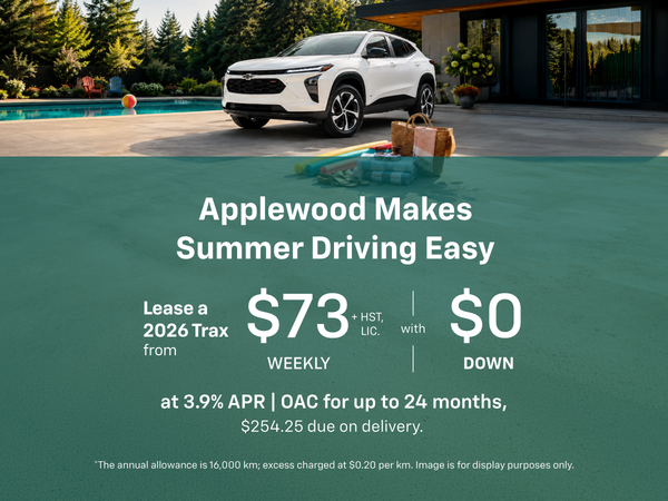 2026 Chevrolet Trax 1RS Lease Offer