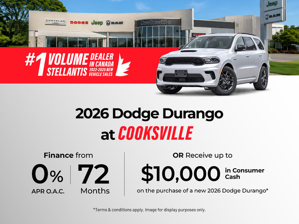 2026 Dodge Durango Offer