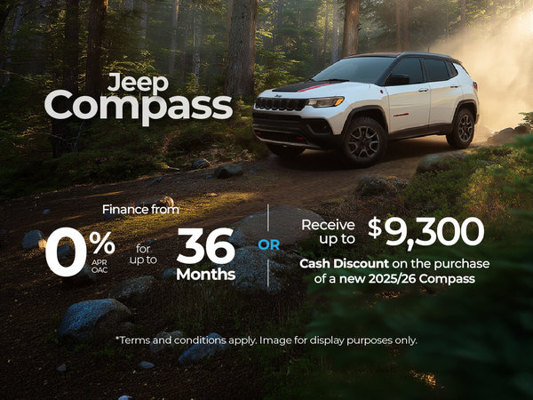 2025/2026 Jeep Compass Offer