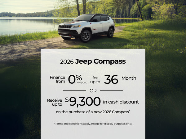 2026 Jeep Compass Offer