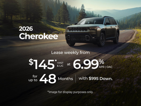 2026 Jeep Cherokee Offer
