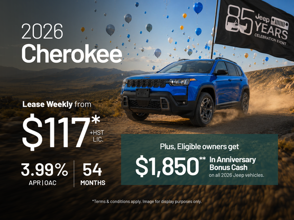 2026 Jeep Cherokee Offer