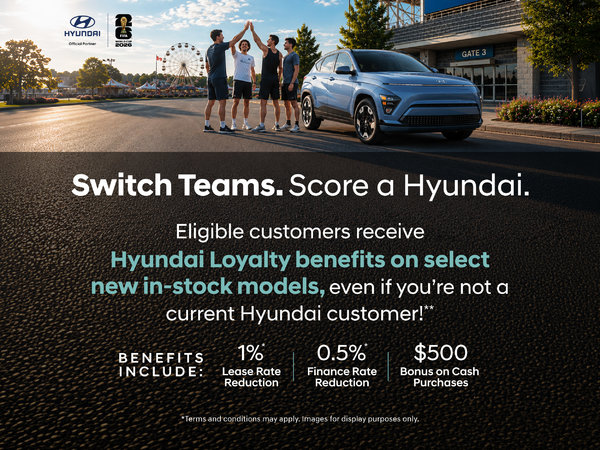 Switch Teams. Score A Hyundai!