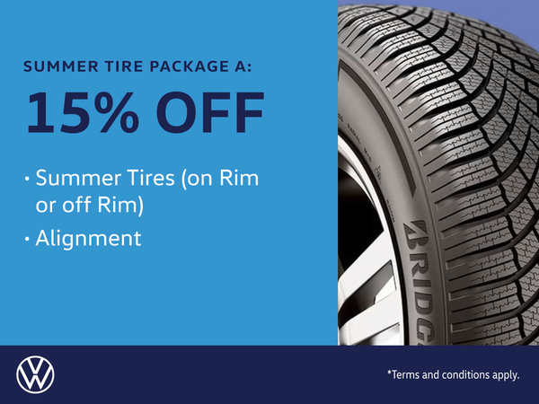 Volkswagen Summer Tire Package A