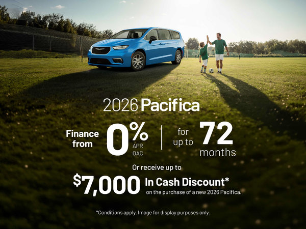 2026 Chrysler Pacifica Offer