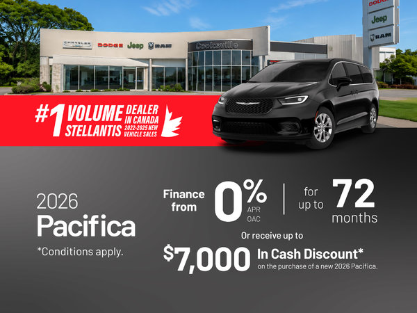 2026 Chrysler Pacifica Offer