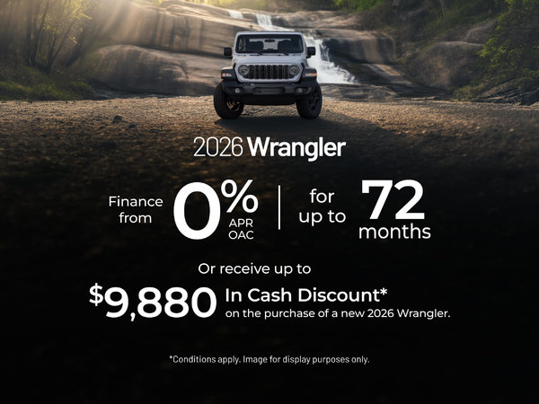 2026 Jeep Wrangler Offer