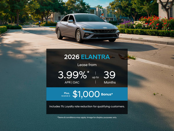 2026 Elantra Lease Offer