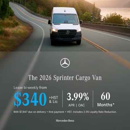 2026 Sprinter Cargo Van WORKER - Lease Offers