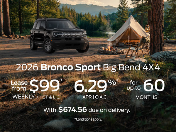 2026 Bronco Sport Big Bend - Special Offer