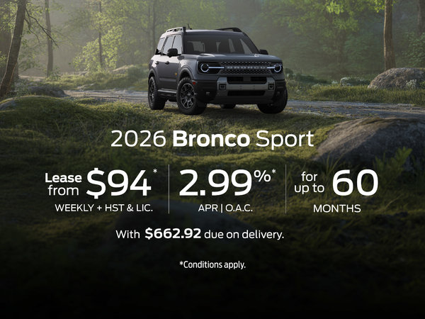2026 Bronco Sport Big Bend - Special Offer
