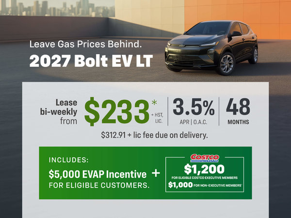 Chevrolet Bolt EV Lease Offer