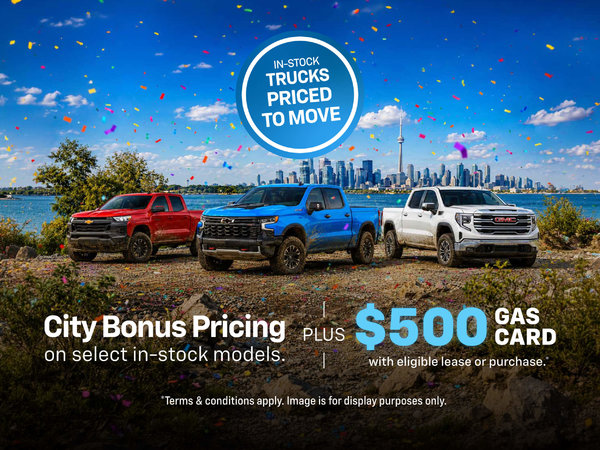Truck Bonus Pricing