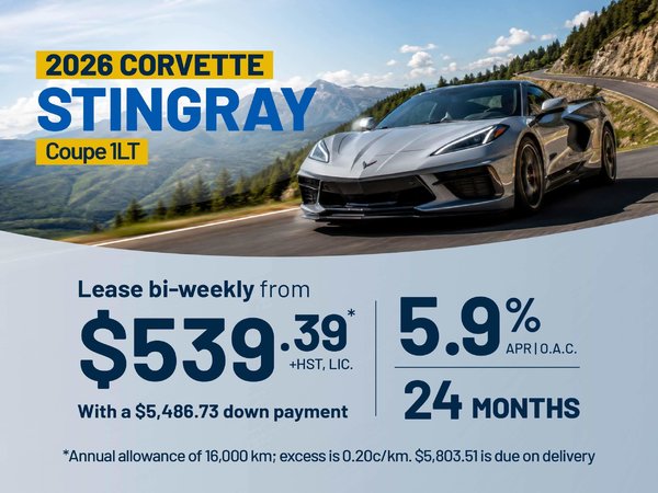 Corvette Stingray 1LT Offer