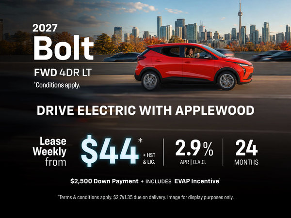 Chevrolet Bolt Offer