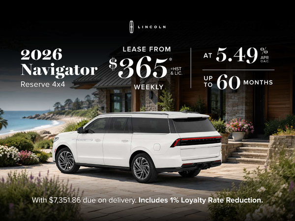 2026 Lincoln Navigator - Special Offer