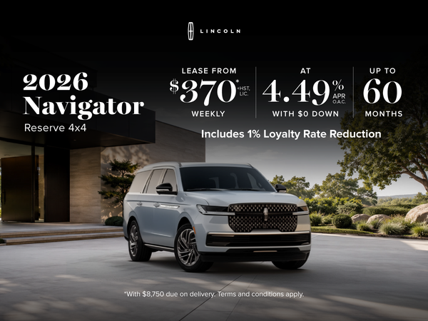 2026 Lincoln Navigator - Special Offer