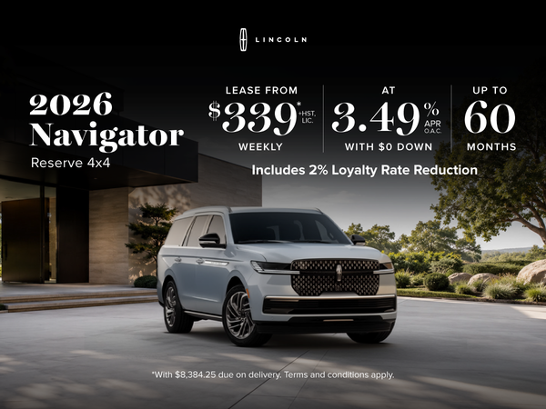 2026 Lincoln Navigator - Special Offer