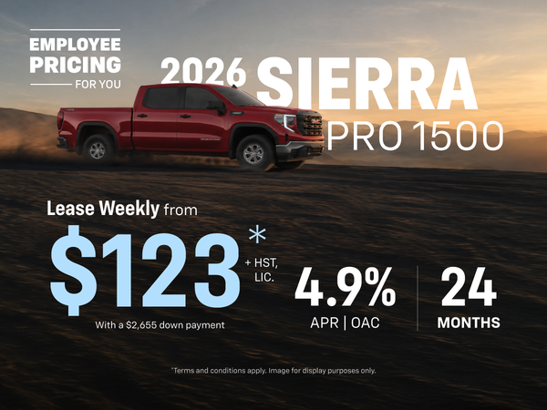 Sierra 1500 Pro Lease Offer