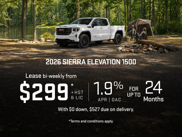 Sierra 1500 Elevation Lease Offer