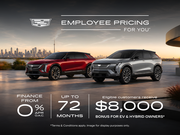 Cadillac Employee Pricing