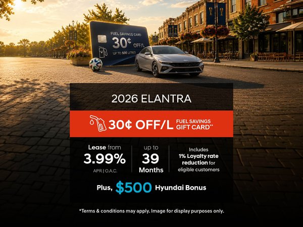 2026 Hyundai Elantra Special Offer