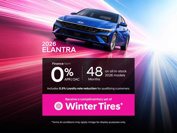 2026 Hyundai Elantra 0% Financing Special Offer