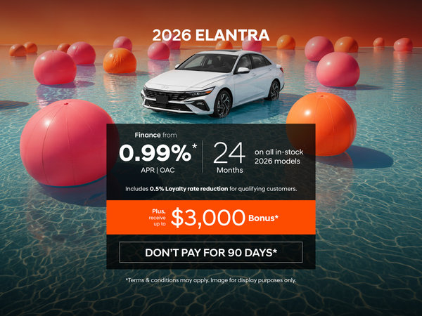 2026 Hyundai Elantra Special Offer