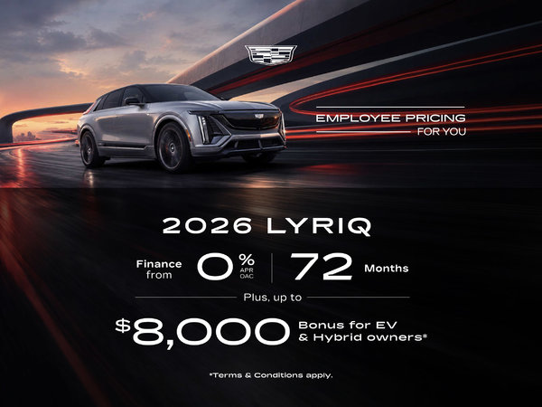 Cadillac Lyriq Finance Offer
