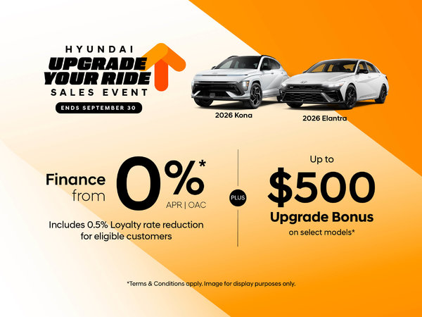 Upgrade Your Ride - 0% Financing!