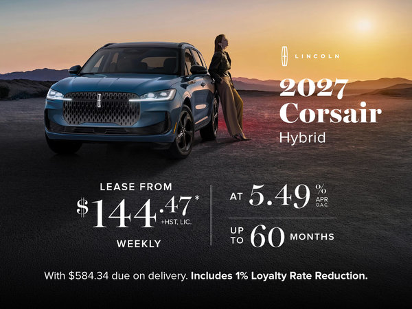 2027 Lincoln Corsair Special Offer