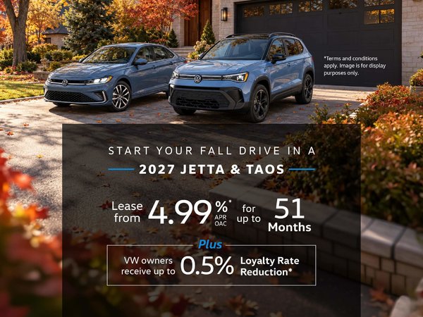 2027 VW Jetta & Taos Offer