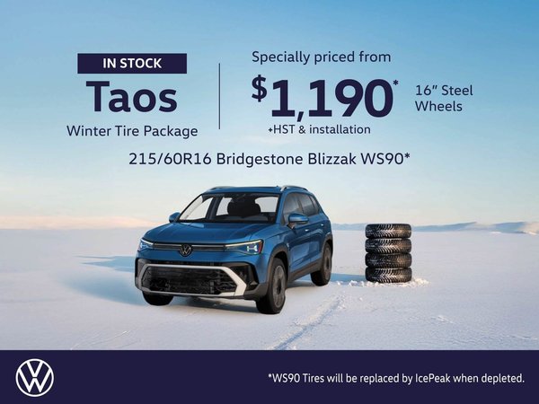 VW Taos 16’’ Winter Tire Package