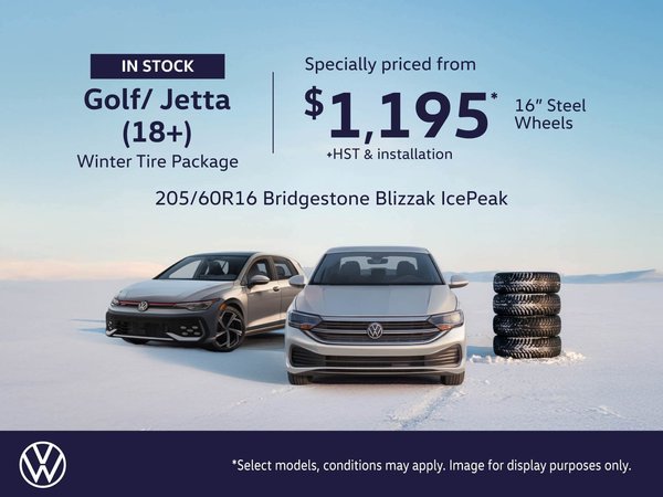 VW Golf, Jetta (2018+) Steel Winter Tire Package