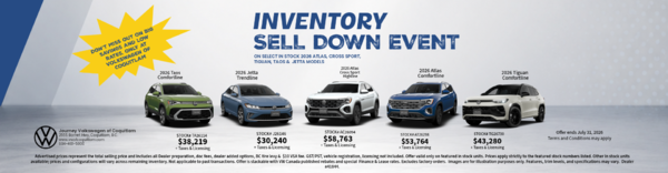 Inventory Sell Down Event!