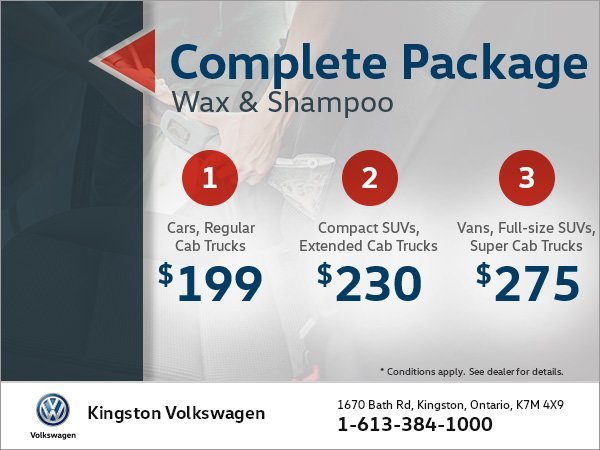 Get a Complete Wax and Shampoo Package!