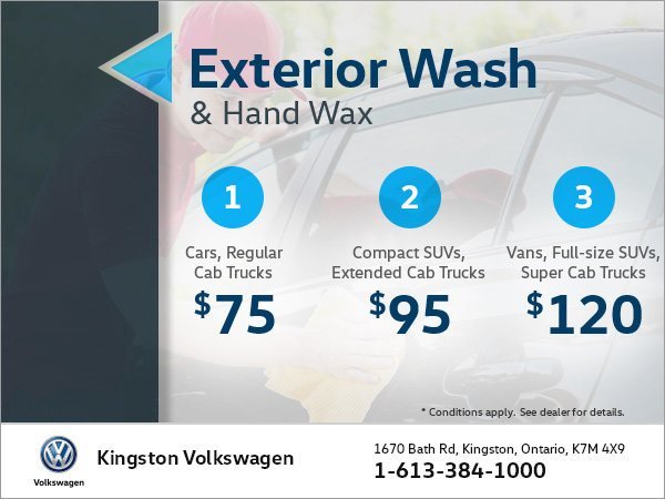 Get an Exterior Wash and Hand Wax!