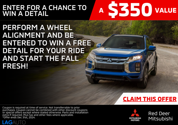 Get an Alignment and Enter to Win a Free Detail!