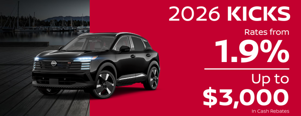 Get the 2026 Nissan Kicks!