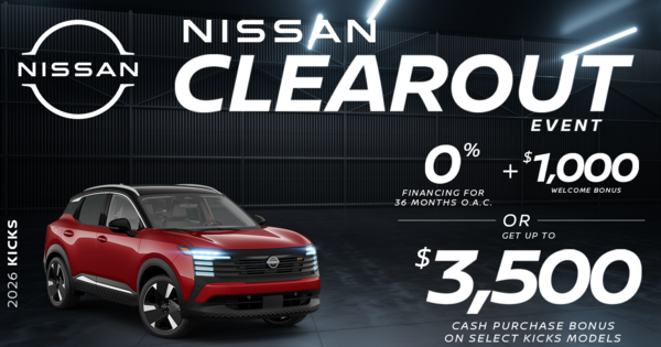 Get the 2026 Nissan Kicks!