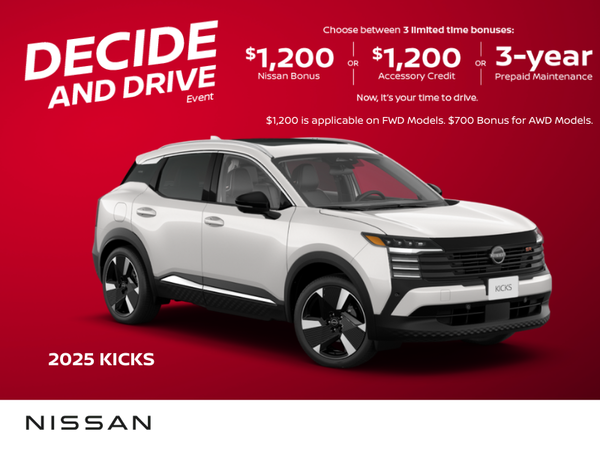 Get the 2025 Nissan Kicks!